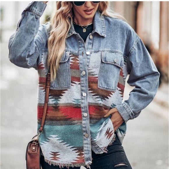 Chouyatou Denim - Denim Contrast Chouyatou Jacket size L